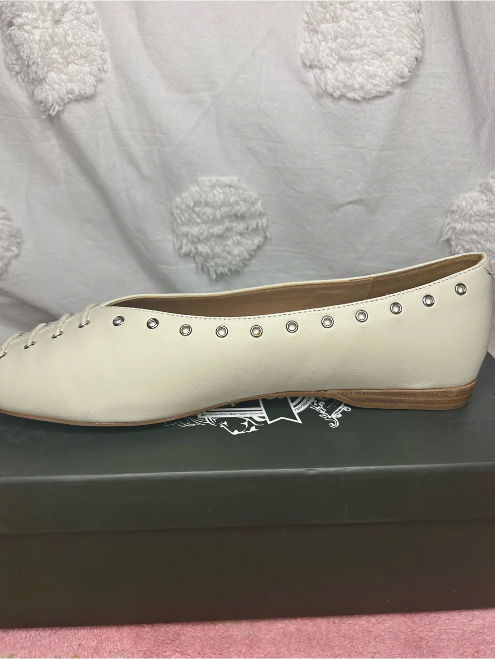 Anthropologie Silent D Lonny Grommet Lace-Up Flats